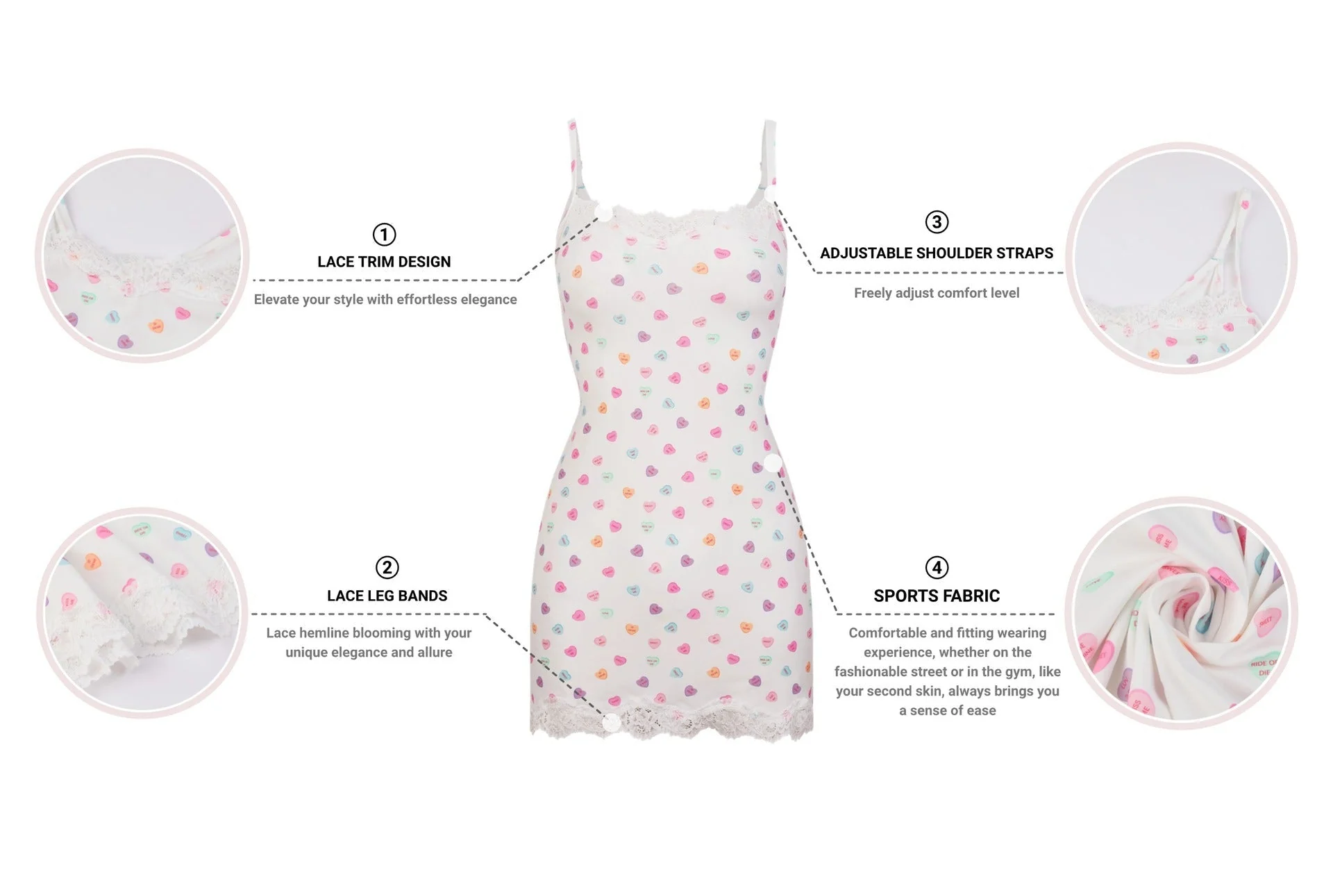 The Sculpt Lace Slip | Body-Contouring Mini Dress - Image 8
