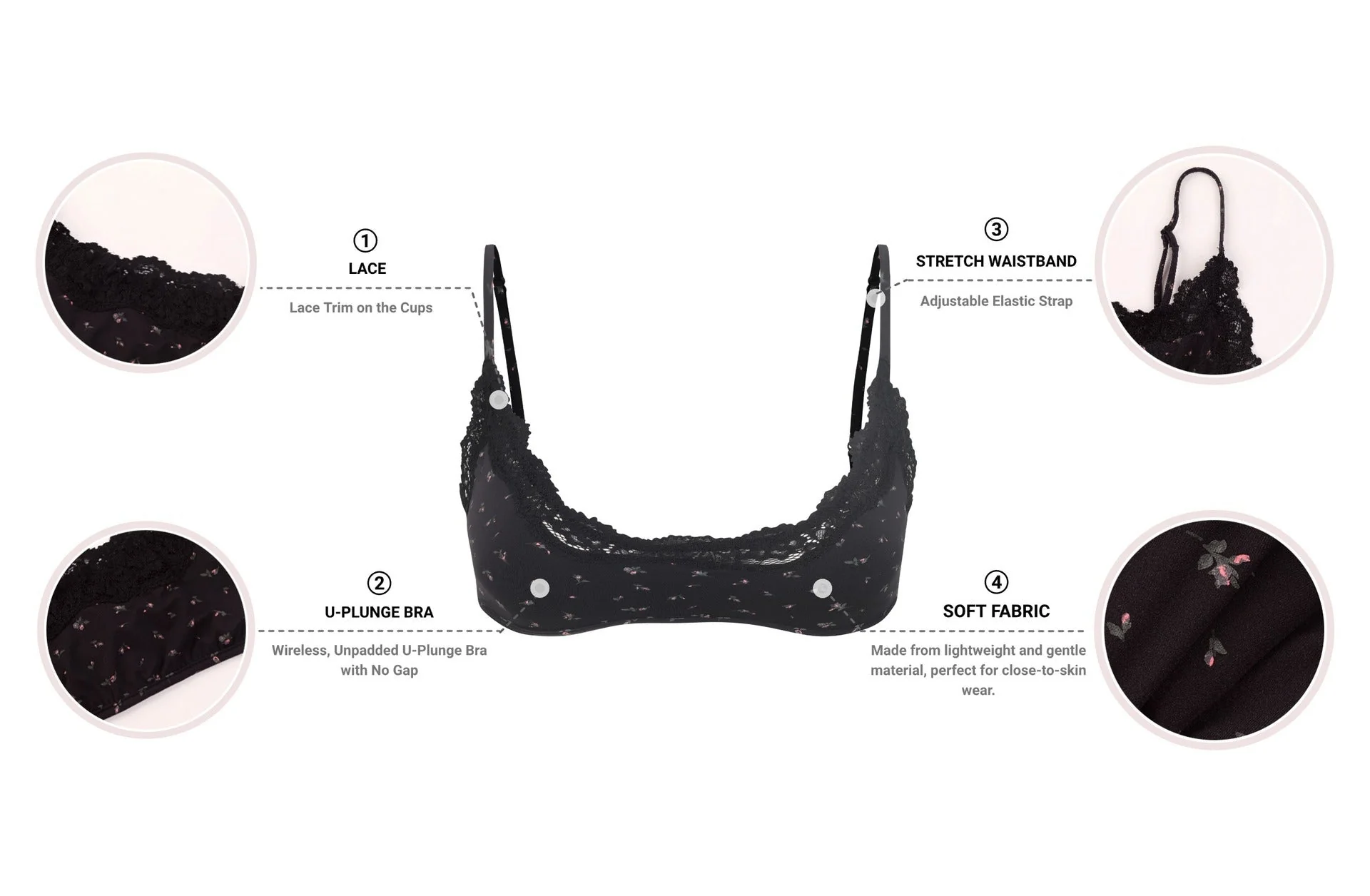 The Sculpt Scoop Bralette | Lace Body-Contouring Crop - Image 8