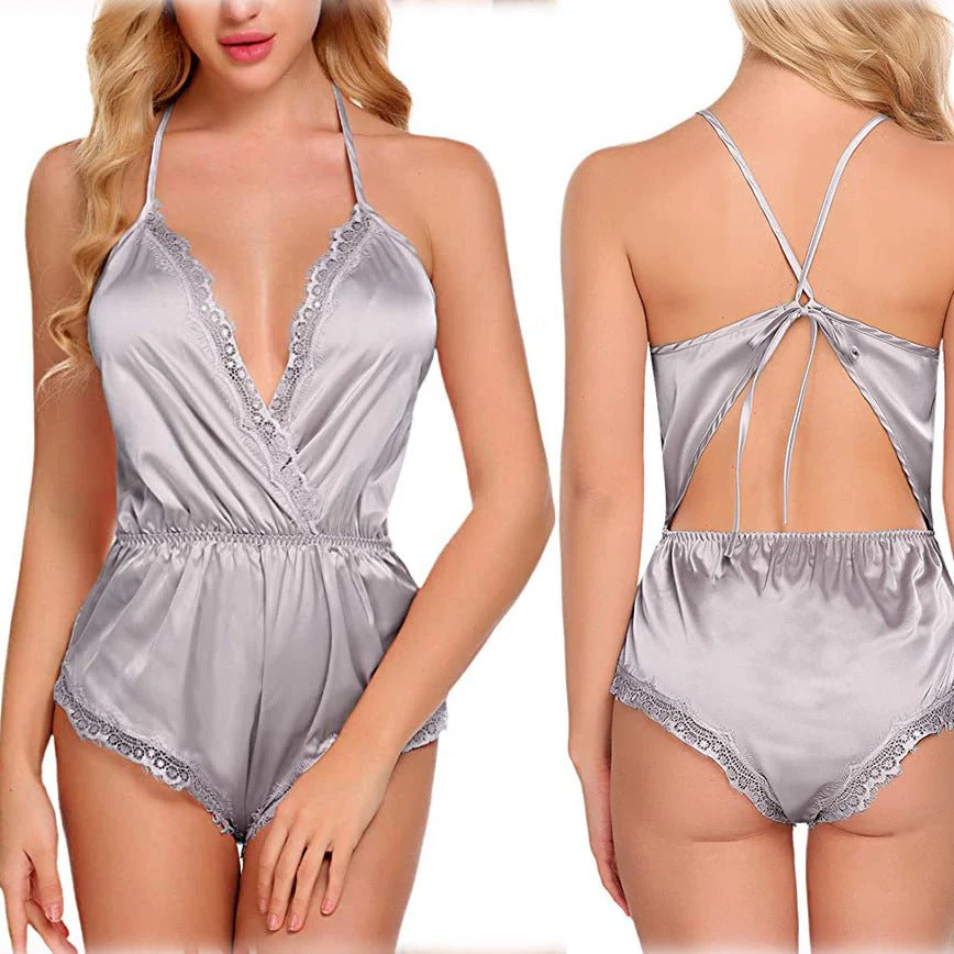 The Silky Whisper | Cute Girl One-Piece Lingerie Set - Image 10