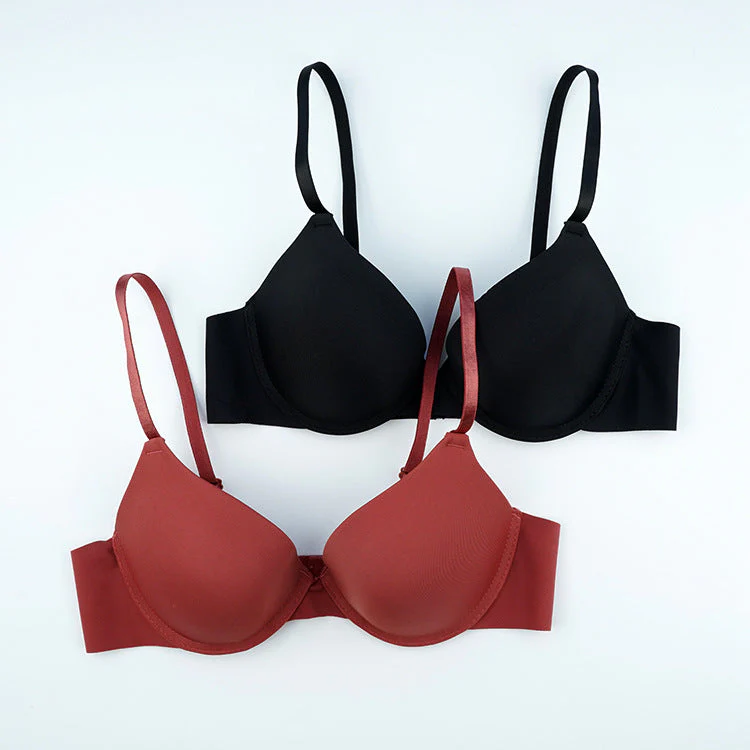 The Smooth Allure | Women's Smooth Underwire Push-Up Bra - Image 5