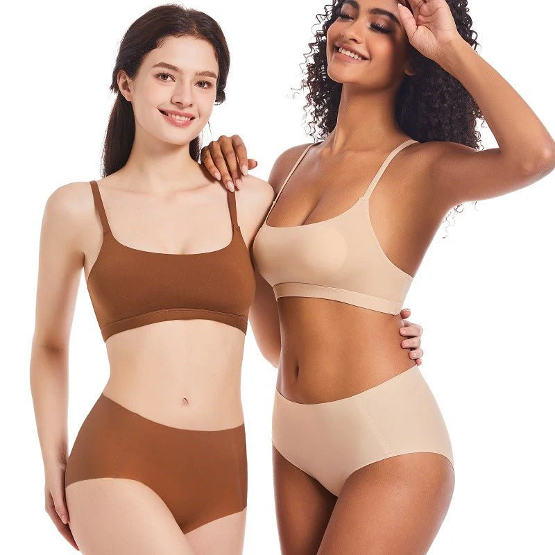The Smooth Serenity | Seamless Nylon Full-Cup Vest Bra - Image 11