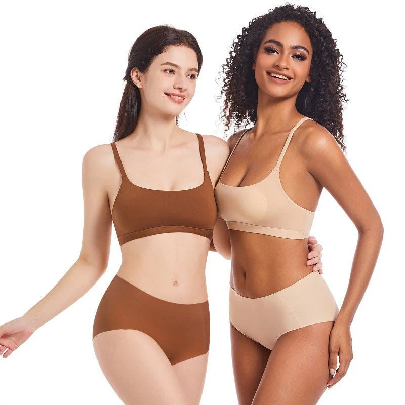 The Smooth Serenity | Seamless Nylon Full-Cup Vest Bra - Image 12