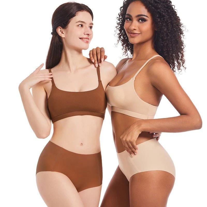The Smooth Serenity | Seamless Nylon Full-Cup Vest Bra - Image 13