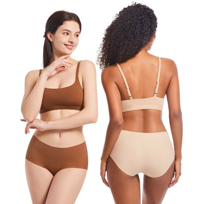The Smooth Serenity | Seamless Nylon Full-Cup Vest Bra - Image 15