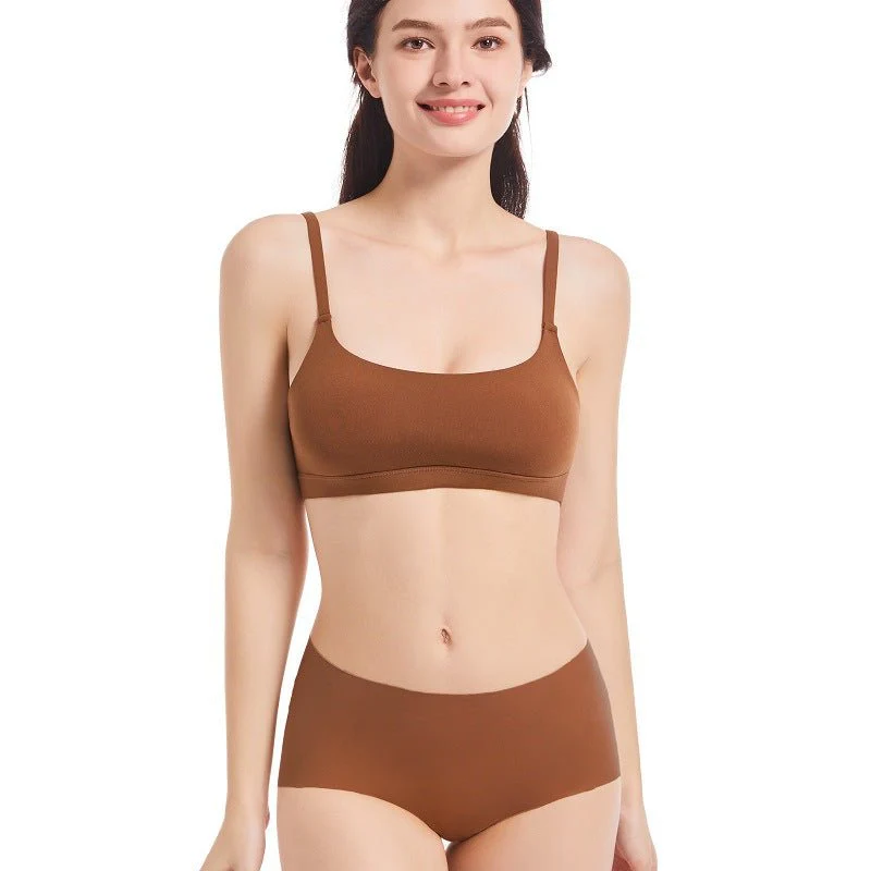 The Smooth Serenity | Seamless Nylon Full-Cup Vest Bra - Image 17