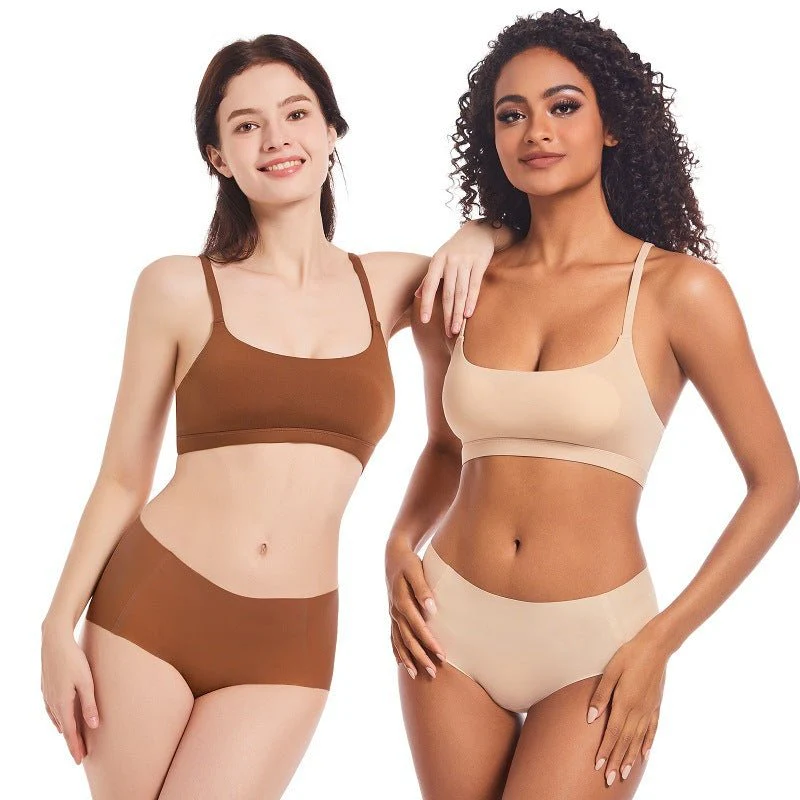 The Smooth Serenity | Seamless Nylon Full-Cup Vest Bra - Image 9