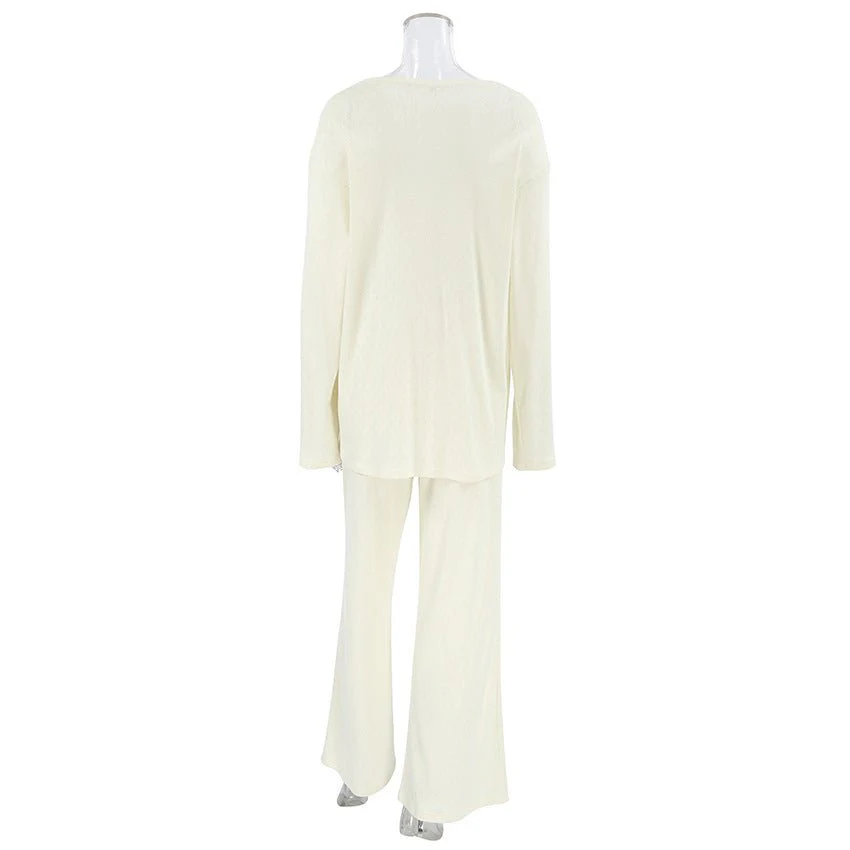 The Soft Jacquard | Jacquard Knit Long-Sleeve Pajama Set - Image 17