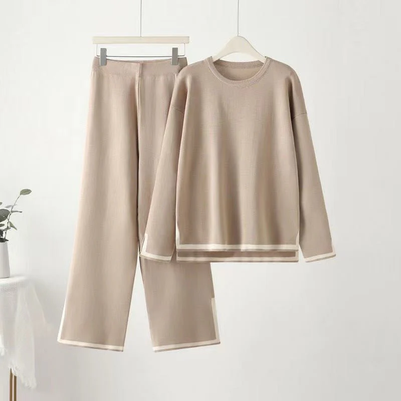 The Spring Harmony | Women's Viscose Long-Sleeve Top & Pants Set FD - Image 8