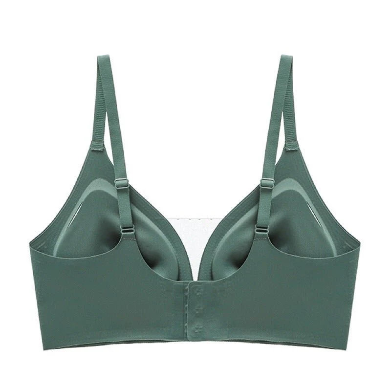 The Subtle Harmony | Seamless Mesh V-Neck Bra Set - Image 13
