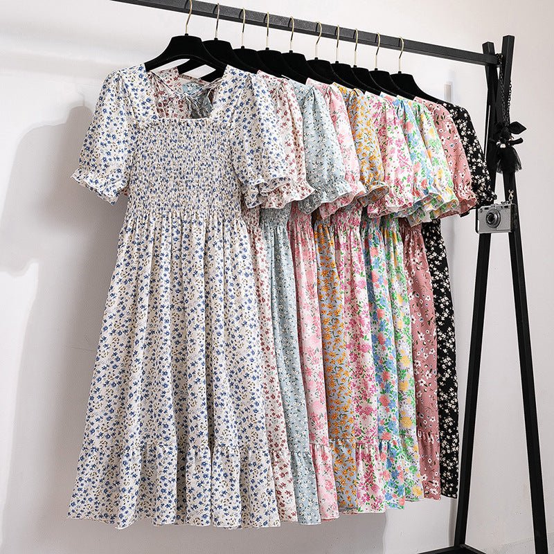The Summer Bloom | Floral Off-Shoulder A-Line Midi Dress - Image 3