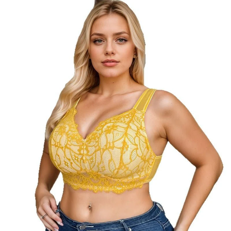 The Sunny Breeze | Plus Size Ultra-Thin Full Cup Wireless Bra - Image 5