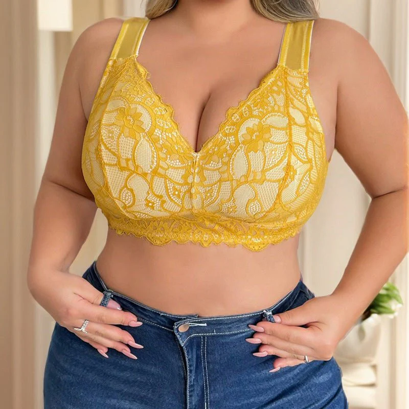 The Sunny Breeze | Plus Size Ultra-Thin Full Cup Wireless Bra - Image 6
