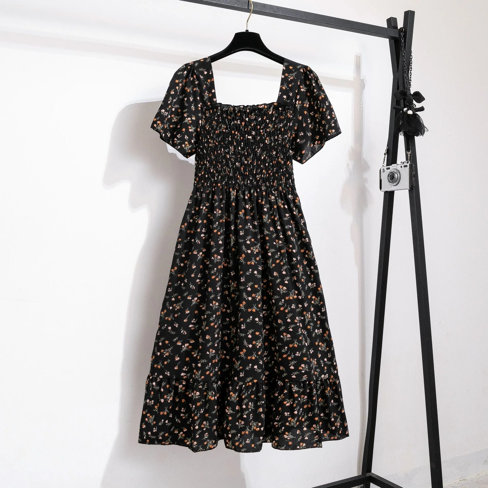 The Sweet Escape | Floral Off-Shoulder A-Line Midi Dress - Image 4