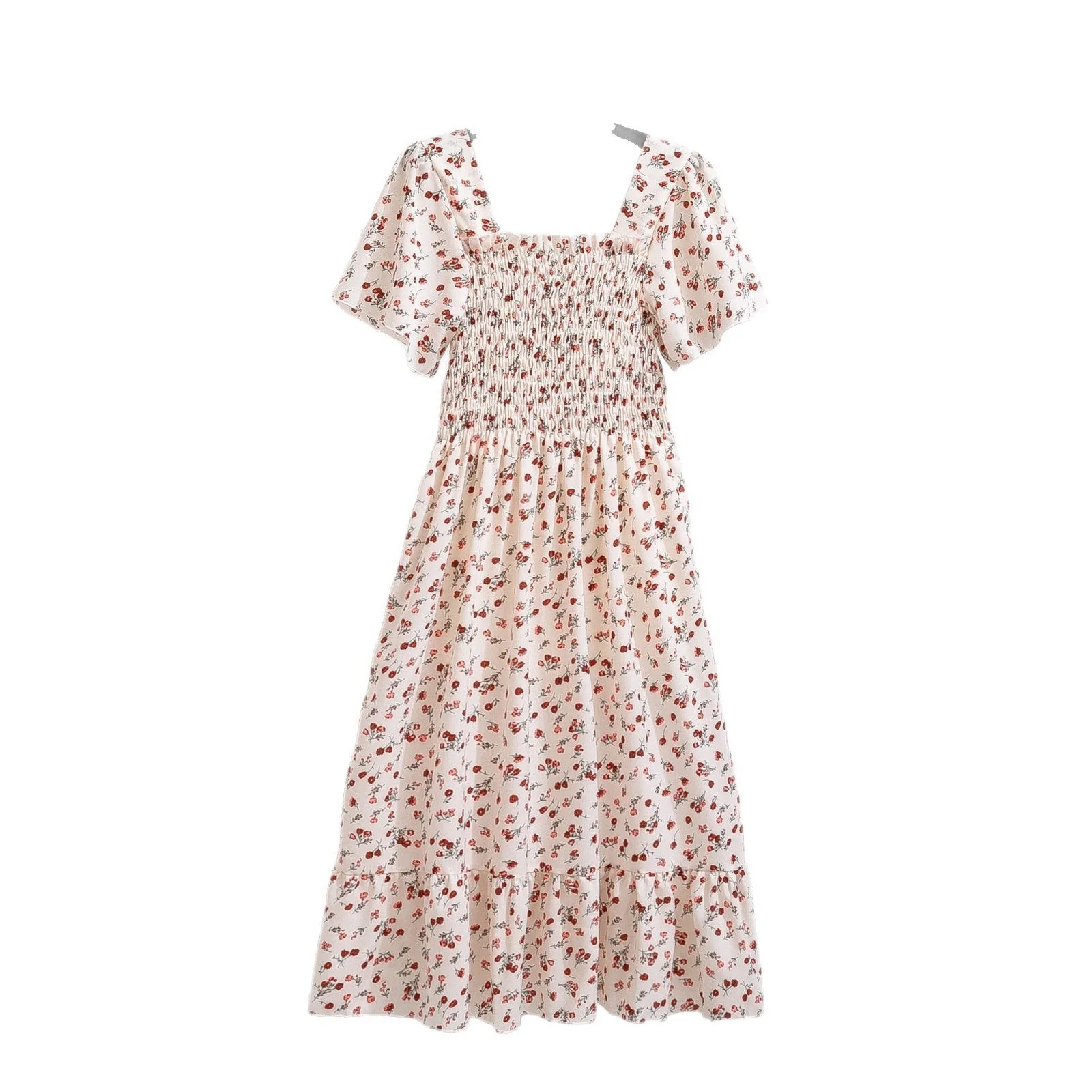 The Sweet Escape | Floral Off-Shoulder A-Line Midi Dress - Image 5