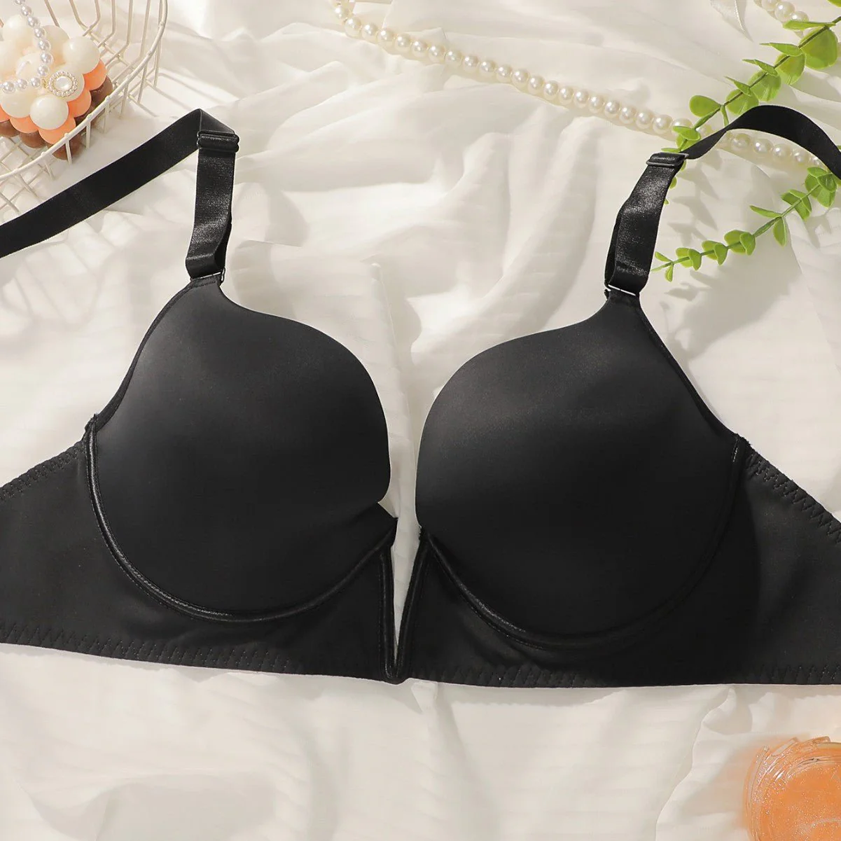 The Timeless Support | Plus Size Full Cup Gather Bra - Image 3