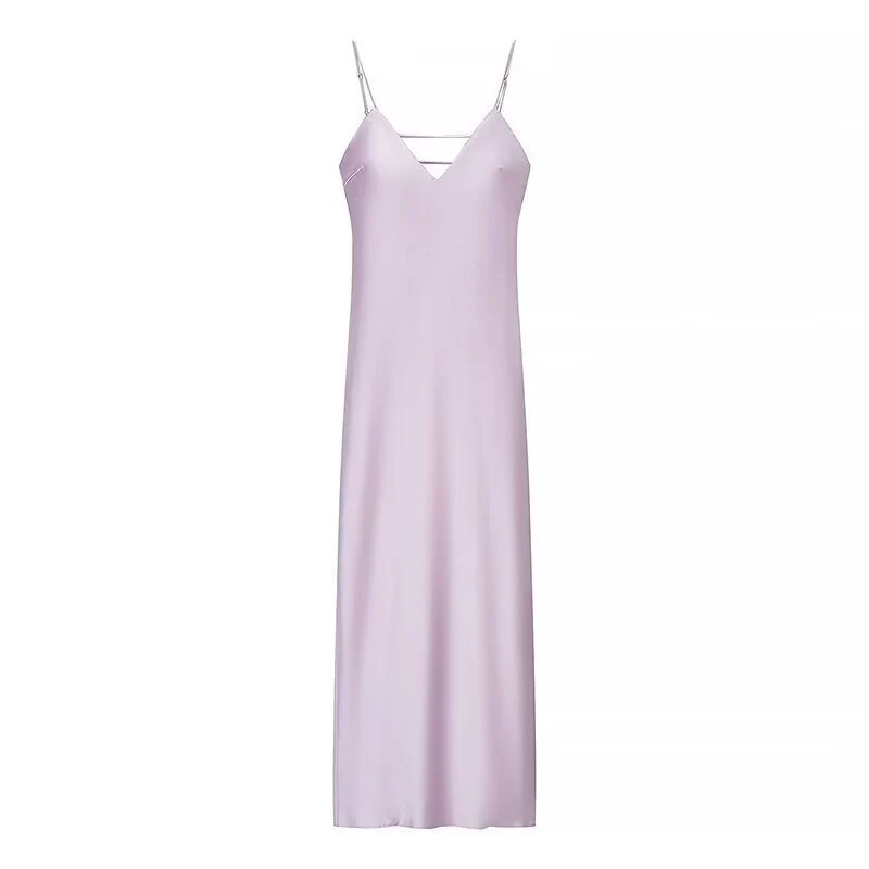 The Urban Edge | Solid Color High Waist Suspender Midi Dress - Image 8