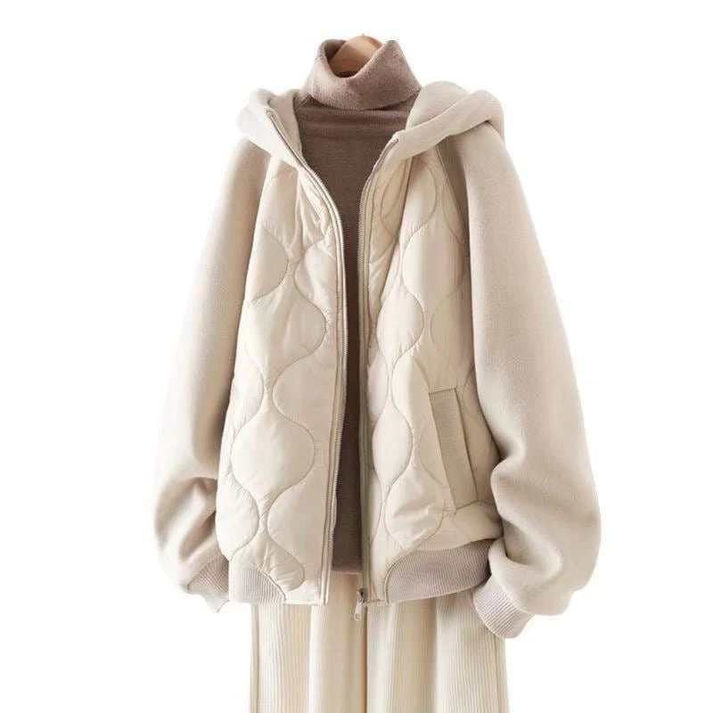 The Urban Sanctuary | Women's Hooded Loose Fit Cotton Jacket - Image 5
