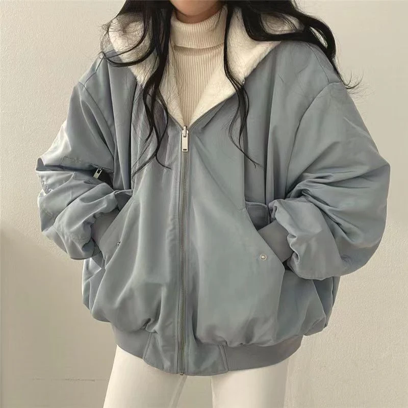 The Versatile Commute | Women's Hooded Zipper Cotton Jacket - Image 11