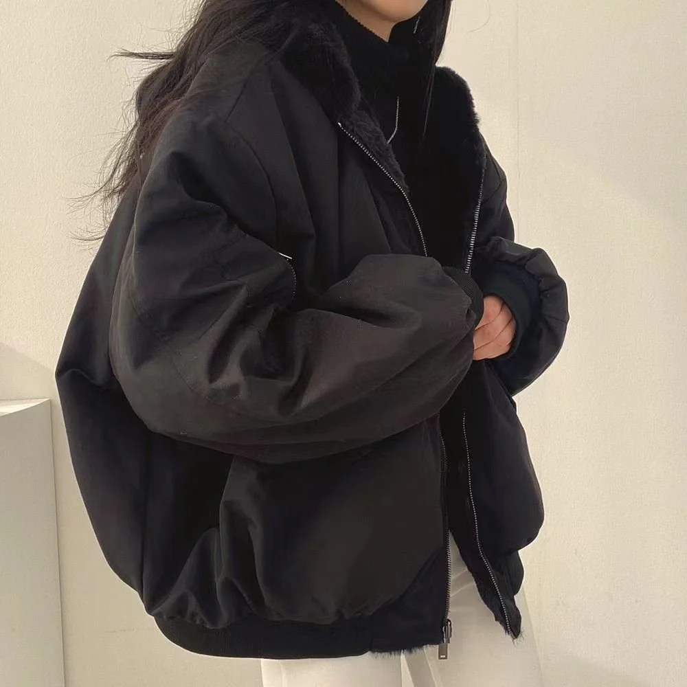 The Versatile Commute | Women's Hooded Zipper Cotton Jacket - Image 7