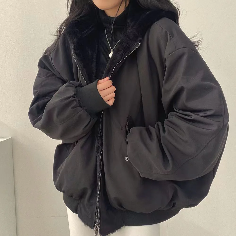 The Versatile Commute | Women's Hooded Zipper Cotton Jacket - Image 8