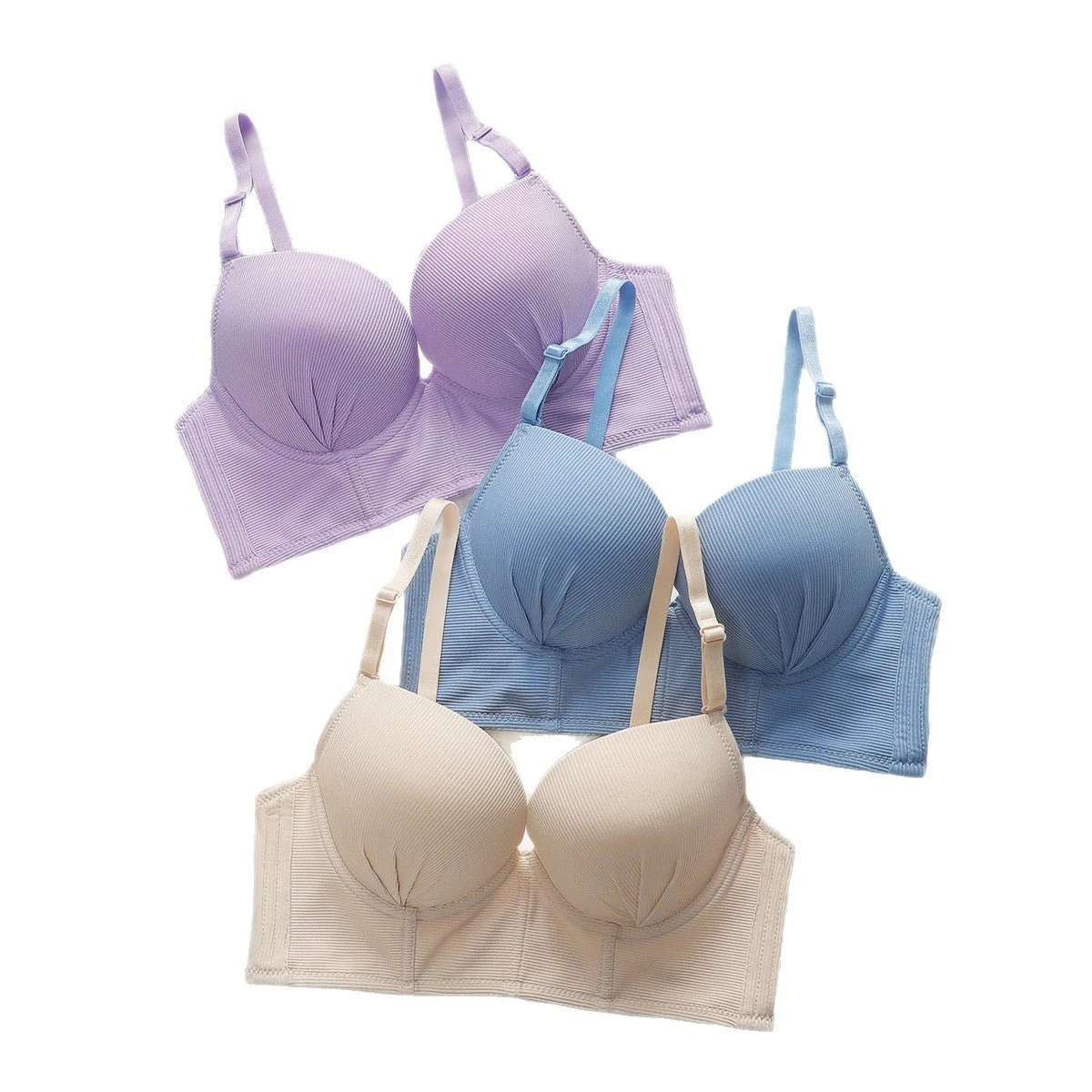 The Violet Whisper | Women's Lace Underwire Push-Up Bra - Image 5
