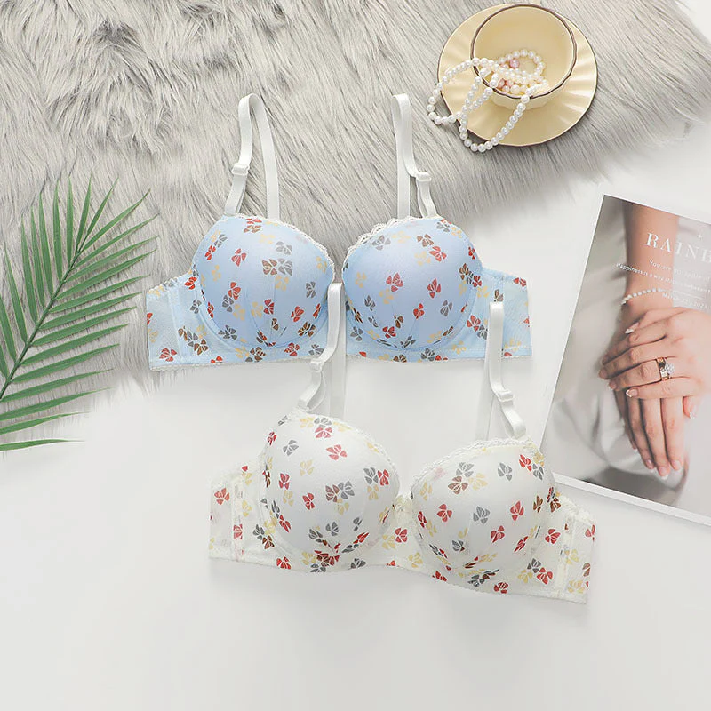 The White Whisper | Women's Wireless Lace Push-Up Bra - Image 5