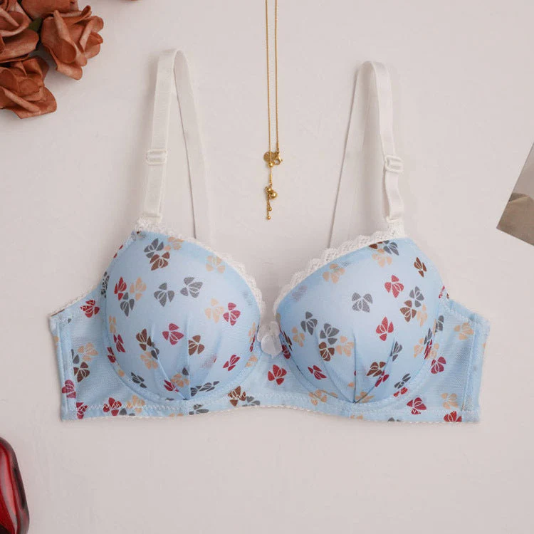 The White Whisper | Women's Wireless Lace Push-Up Bra - Image 7
