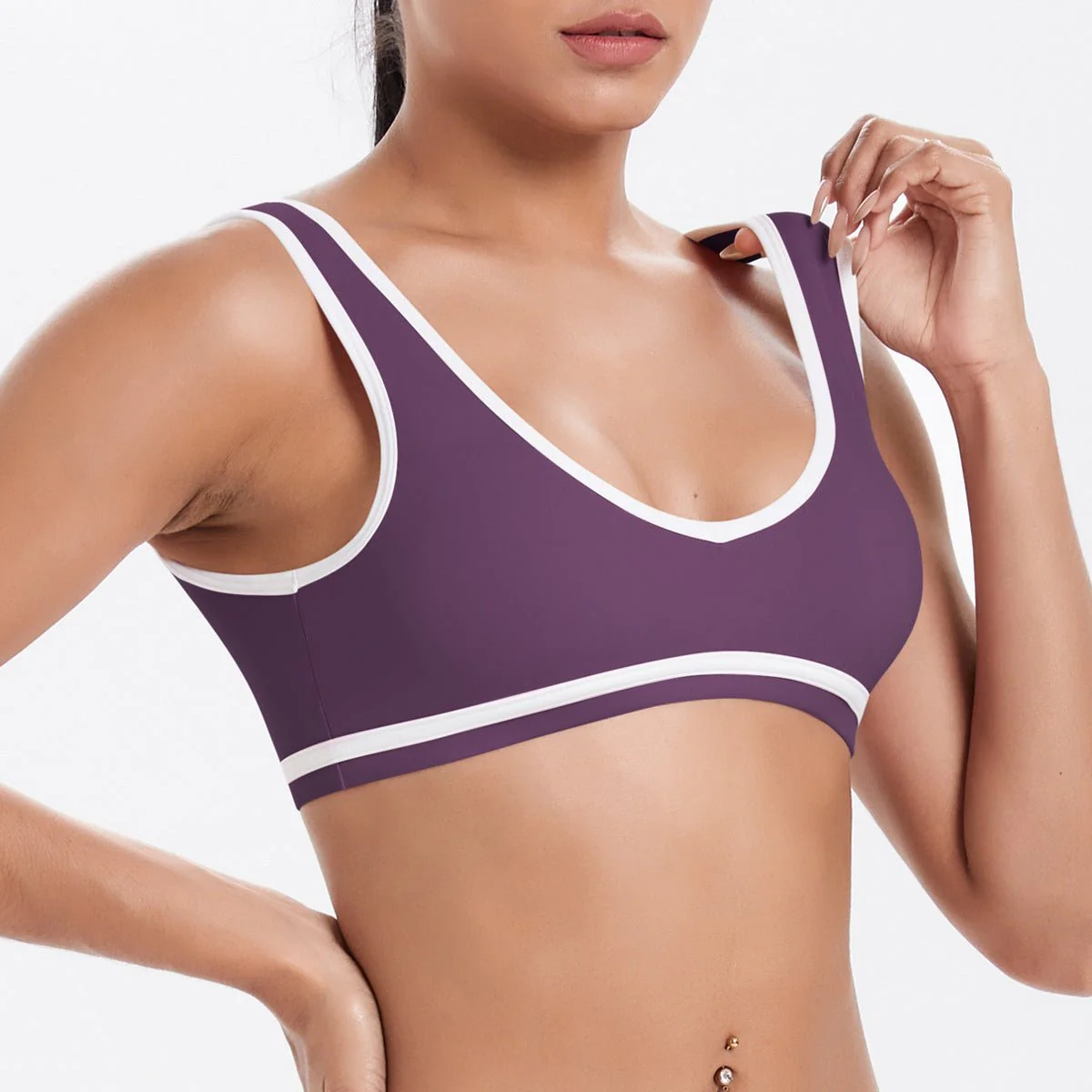 The Zenith Sculpt | Contrast Trim Bra & V-Waist Vest - Image 15