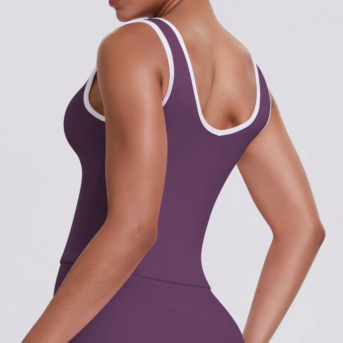 The Zenith Sculpt | Contrast Trim Bra & V-Waist Vest - Image 8