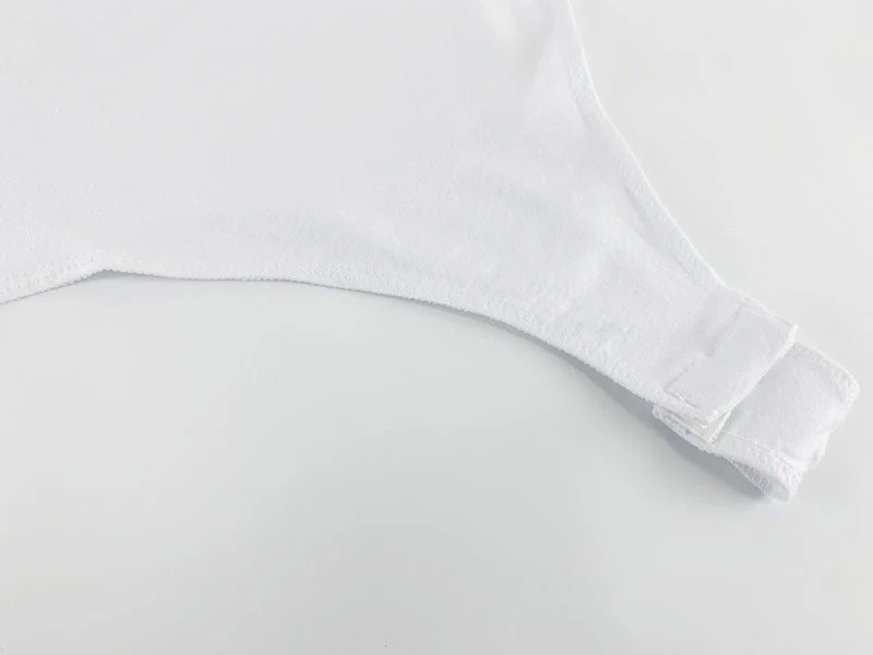 Trending women long-sleeved V-neck bodysuit perfect as inner - Image 13