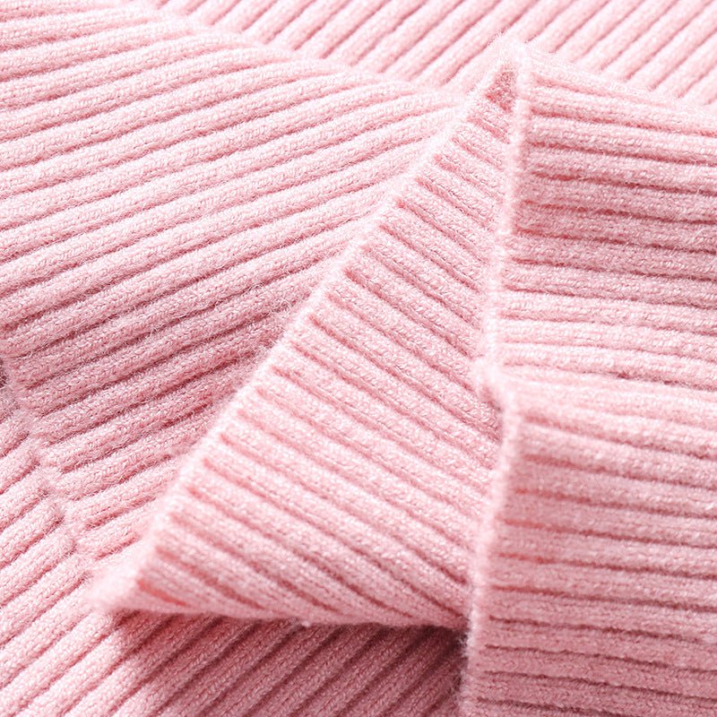 Turtleneck sweater long sleeve slim fit solid color high neck FD - Image 6