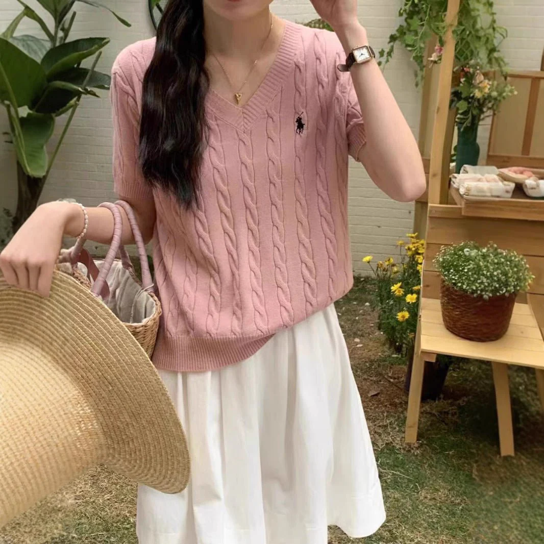 V-Neck Embroidered T-Shirt | Summer 2025 Collection