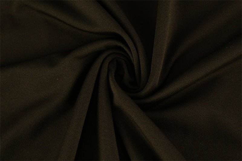 Verona Rib | Turtleneck Spliced Tie-Waist Maxi Dress - Image 6