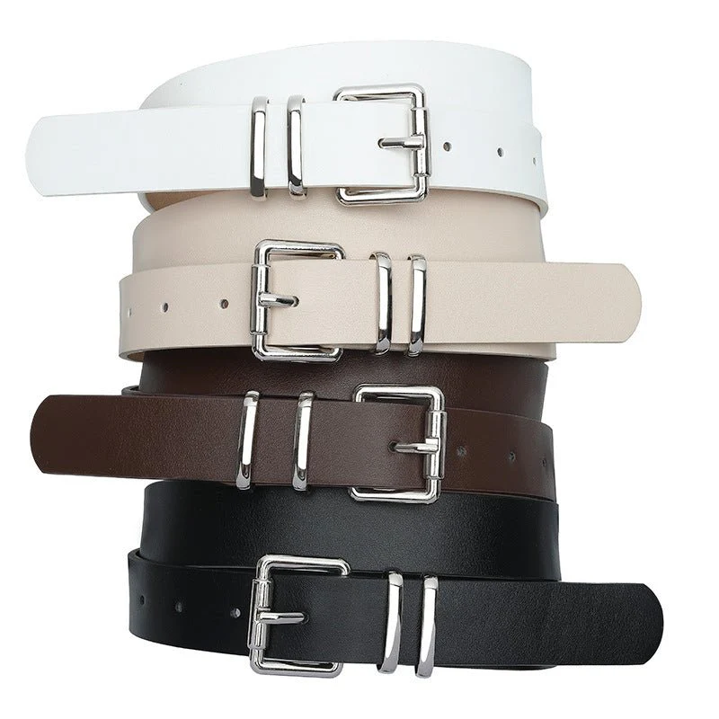 Versatile Jeans Casual Pants High-Grade Belt