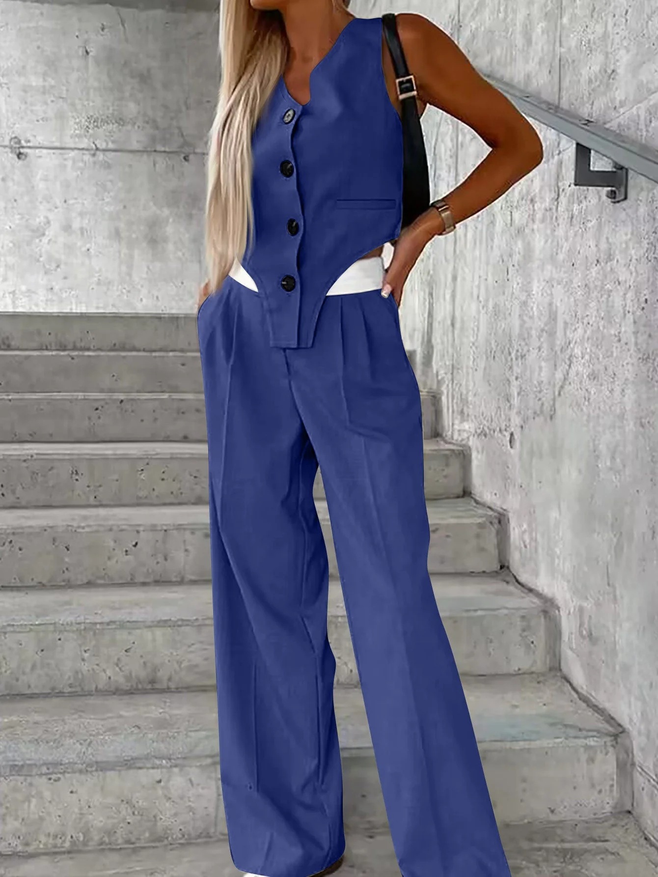 Vest Fashion Casual Suit Women's Suit Set - Image 5