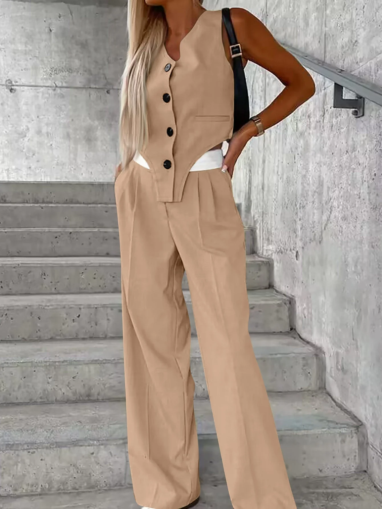 Vest Fashion Casual Suit Women's Suit Set - Image 7