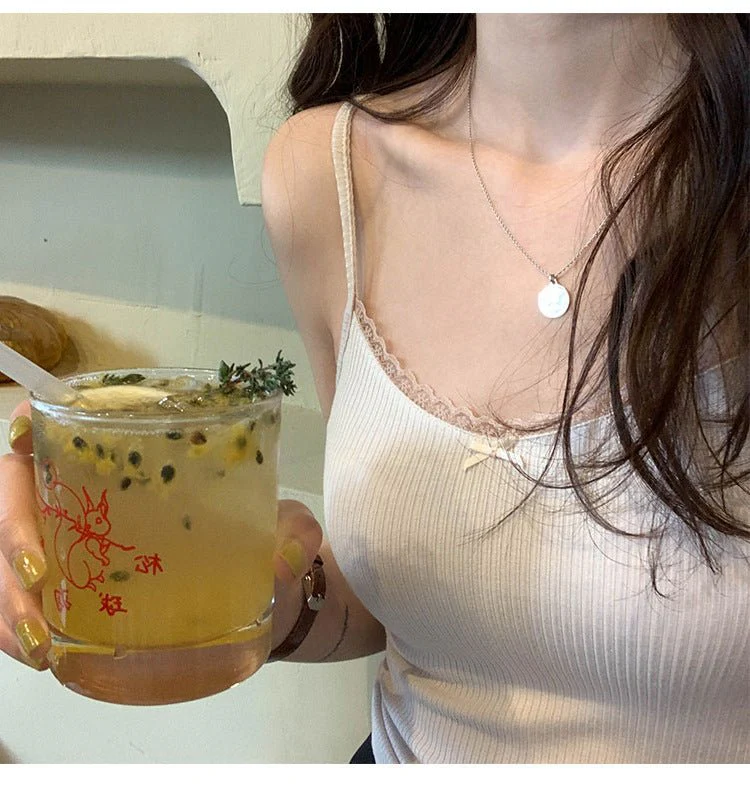 Vest women 2025 summer new style girls Japanese style inner wear lace floral small sling outer wear clothes women's clothing - Image 22