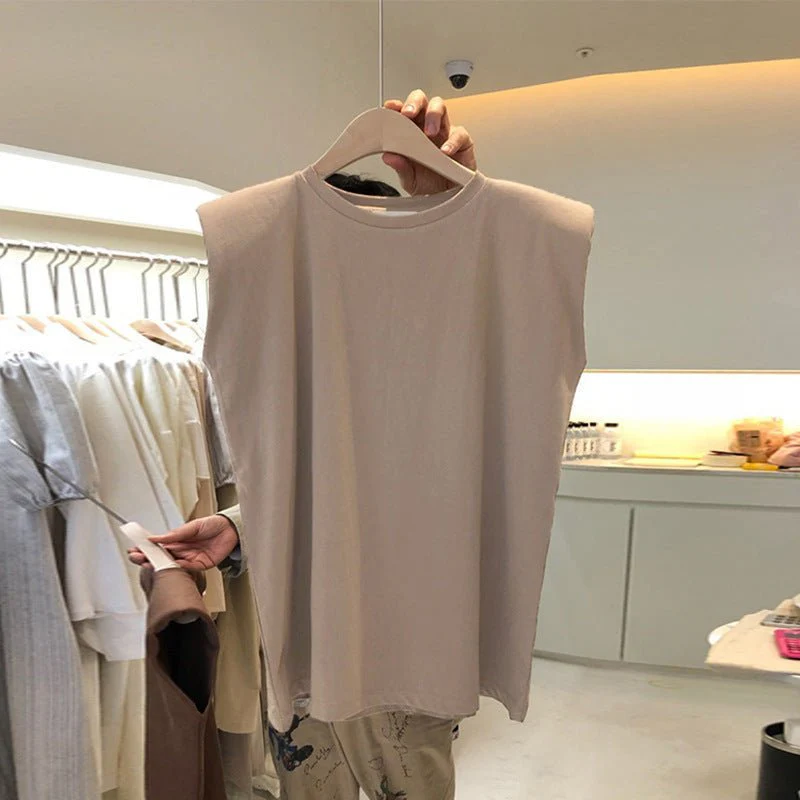 Women Loose Round Neck Sleeveless Top - Image 5