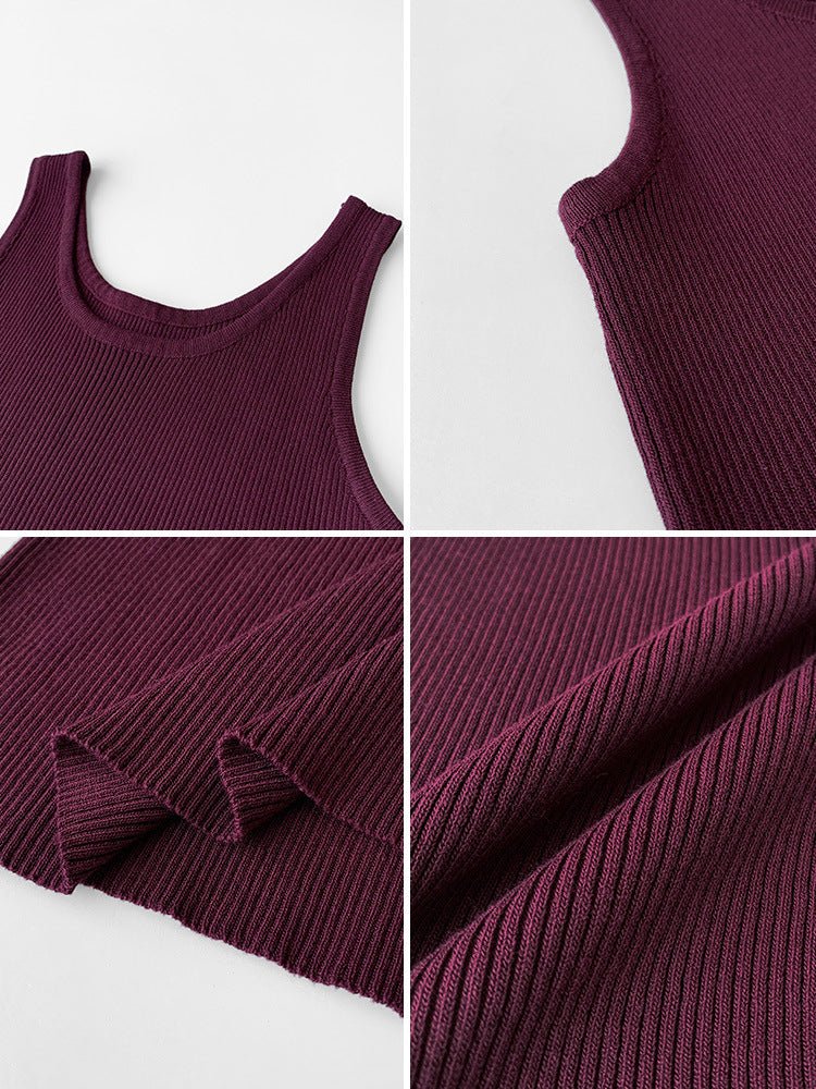 Women’s Bingshuang Silk Y-Shaped Slim-Fit Top – Lightweight Korean Casual Style - Image 4