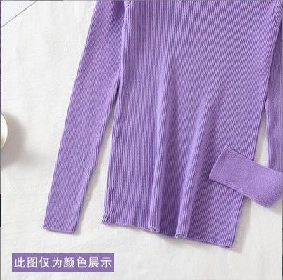 Women’s Bingshuang Silk Y-Shaped Slim-Fit Top – Lightweight Korean Casual Style - Image 9