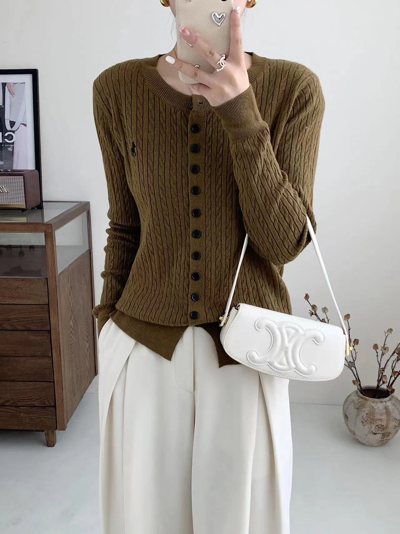 Women’s Embroidered Andy Velvet Cardigan – Soft Gentle Wind Style FD - Image 11