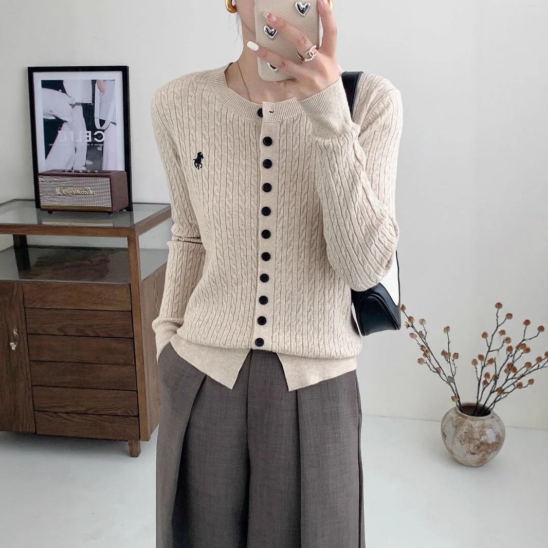 Women’s Embroidered Andy Velvet Cardigan – Soft Gentle Wind Style FD - Image 3