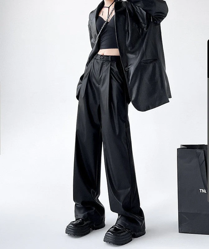 Women’s High-Waist Wide-Leg Pants – Japanese & Korean Loose Casual Trousers - Image 10