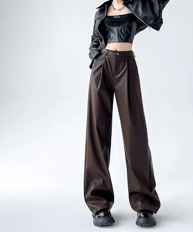 Women’s High-Waist Wide-Leg Pants – Japanese & Korean Loose Casual Trousers - Image 6