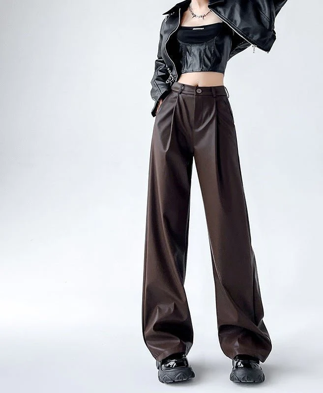 Women’s High-Waist Wide-Leg Pants – Japanese & Korean Loose Casual Trousers - Image 7