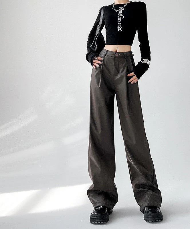Women’s High-Waist Wide-Leg Pants – Japanese & Korean Loose Casual Trousers - Image 8