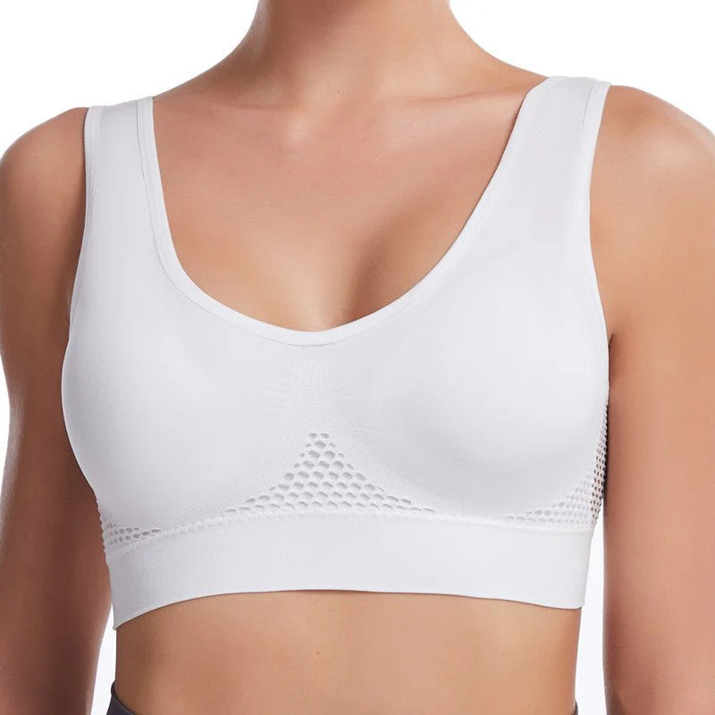 Women’s Seamless Sports Bra – Breathable, Shockproof, Moisture-Wicking, Full Cup, No Steel Ring FD - Image 5