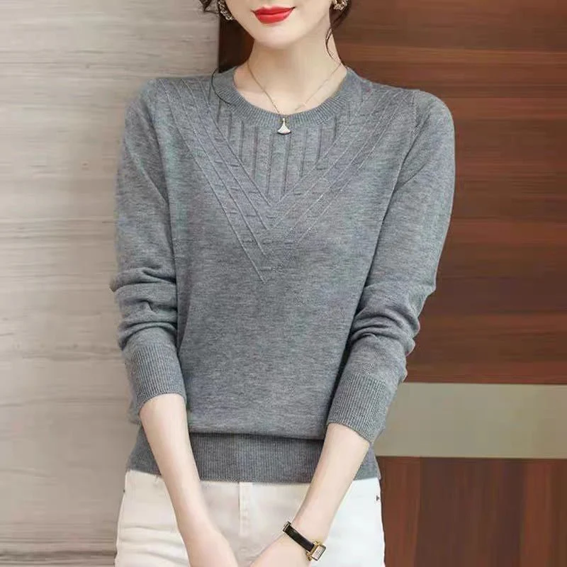 Women’s Semi-Turtleneck Pullover Sweater – Elegant Autumn 2025, Slim & Comfortable Knit - Image 13
