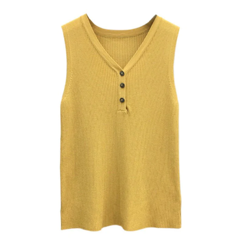 Women’s Slim-Fit Knitted Top – Elegant Viscose Commuter Essential (FD) - Image 4