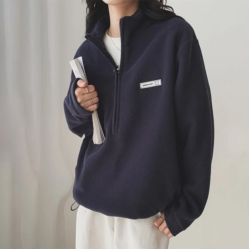 Women’s Stand-Up Collar Pullover Sweater – Japanese & Korean Casual Style, Autumn 2025 Collection FD - Image 4